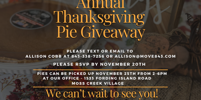 Thanksgiving Pie Pickup: A Sweet Tradition with The Cobb Group & eXp Luxury Realty